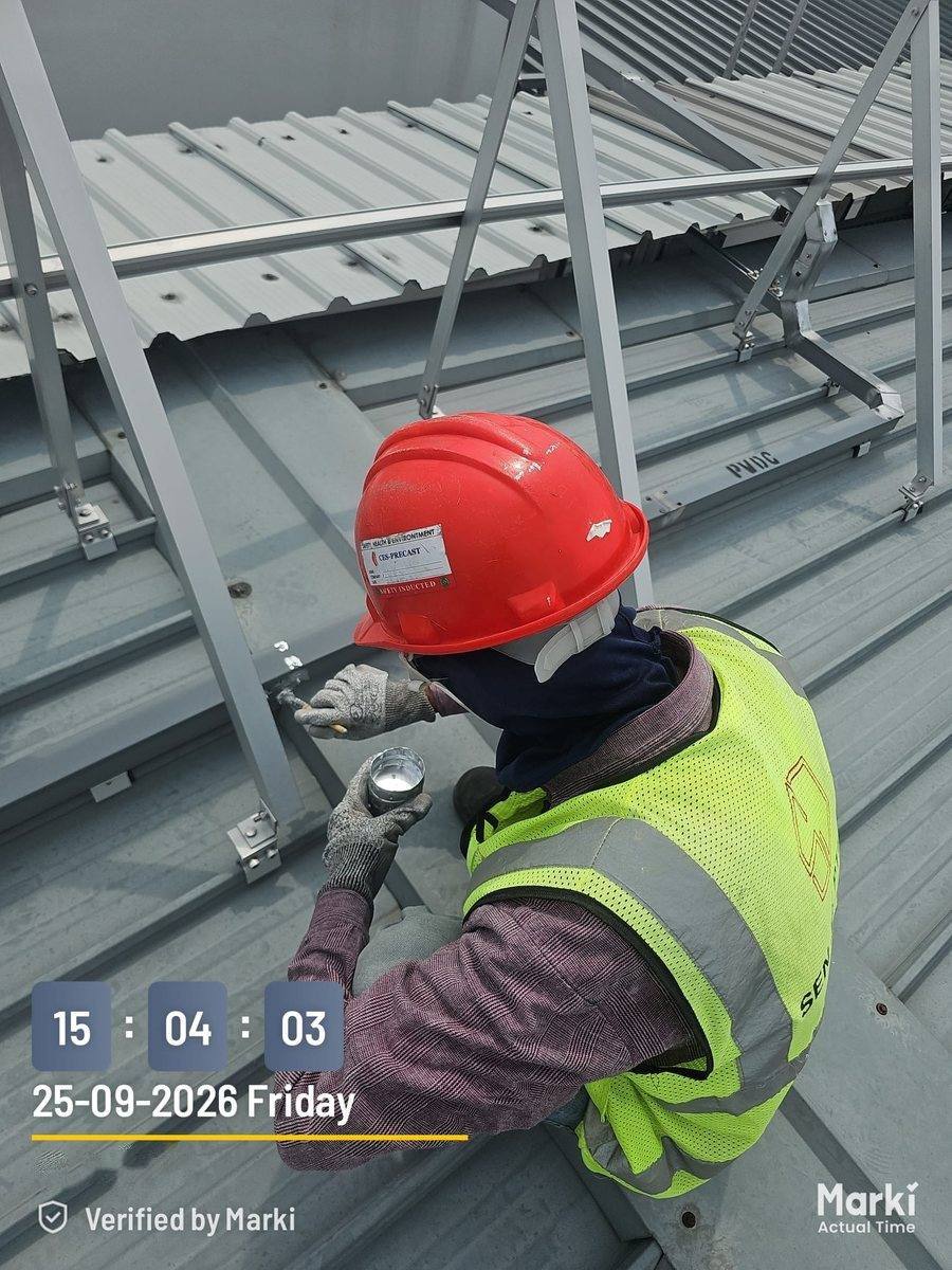 Module frame repair work